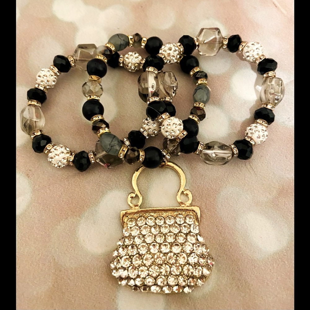 NEW Set of 3 Stretch Bracelets